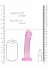REALISTYCZNE DILDO ANALNE NA PRZYSSAWCE RÓŻOWE 17,8 CM